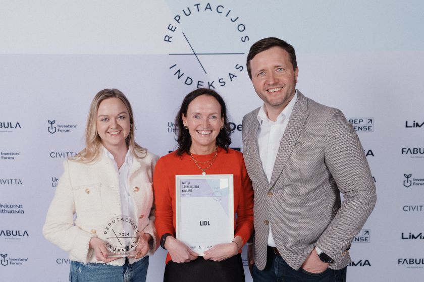
„Lidl“ įvertintas už geriausią reputaciją tarp prekybos tinklų ir taikliausią komunikaciją internete                