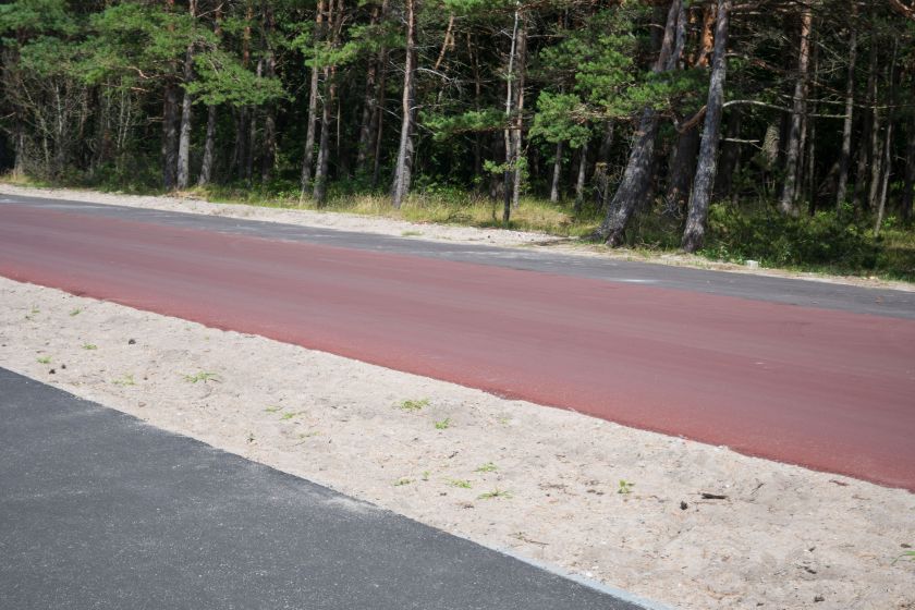 
Speciali asfalto danga ir akyla ekologo priežiūra: dviračių tako nuo Smiltynės iki Nidos rekonstrukcija taps bene draugiškiausia aplinkai trasa                