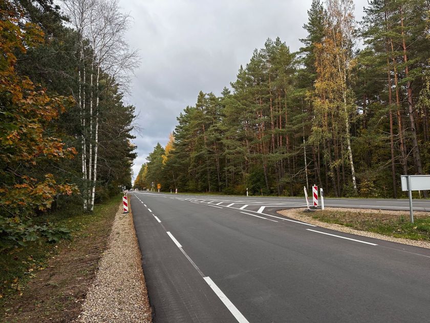 
„YIT Lietuva“ pabaigė kelio, vedančio į į lietuvių pamėgtą Palangos Kunigiškių rajoną, remontą                
