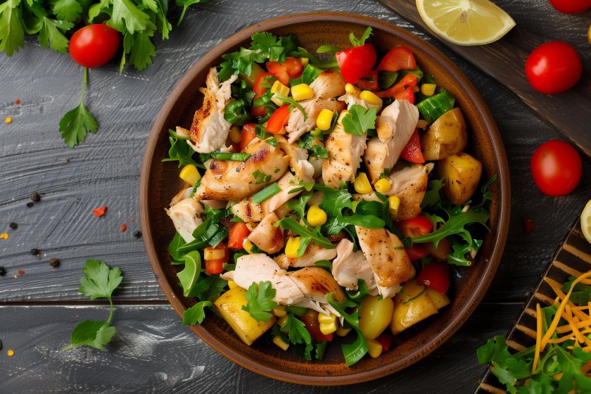 
Salotos su vištiena kitaip: 5 nebrangios vasaros patiekalų idėjos                