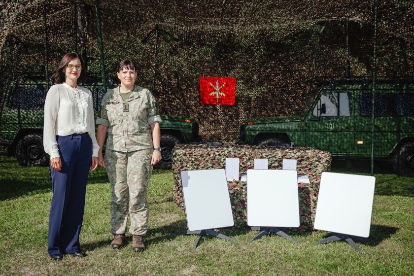 
„Kreda“ grupės kredito unijos skyrė paramą Lietuvos kariuomenei – įsigyta svarbi sistema                