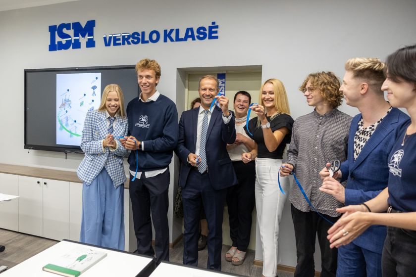 
Svarbią progą mininčio ISM rektorius: Lietuvos konkurencingumą kuria išsilavinę piliečiai                