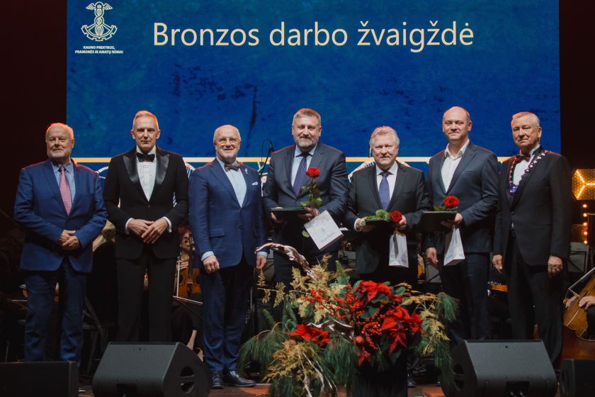 Kauno prekybos,  pramonės ir amatų rūmų apdovanojimų iškilmėse - aukščiausi įvertinimai metų verslo lyderiams