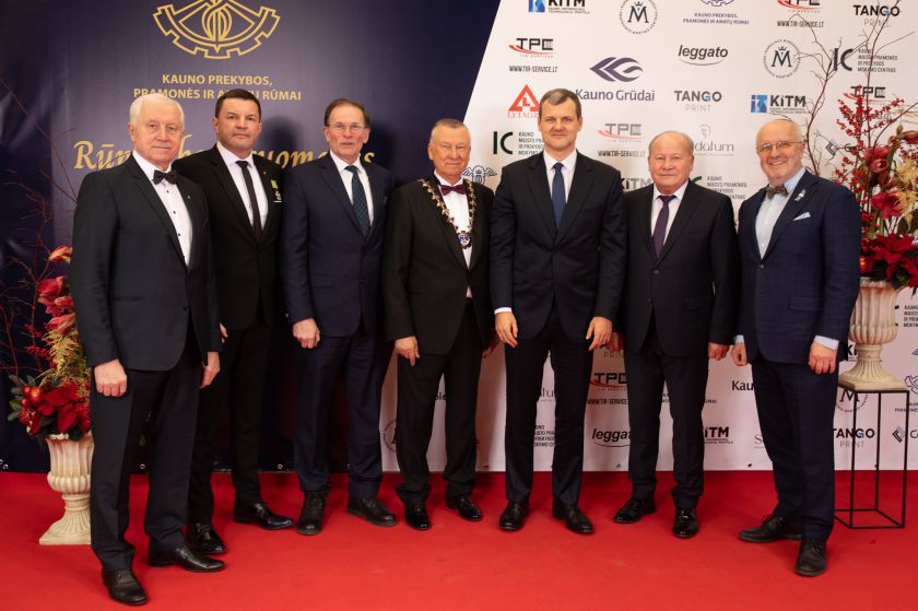 Kauno prekybos,  pramonės ir amatų rūmų apdovanojimų iškilmėse - aukščiausi įvertinimai metų verslo lyderiams