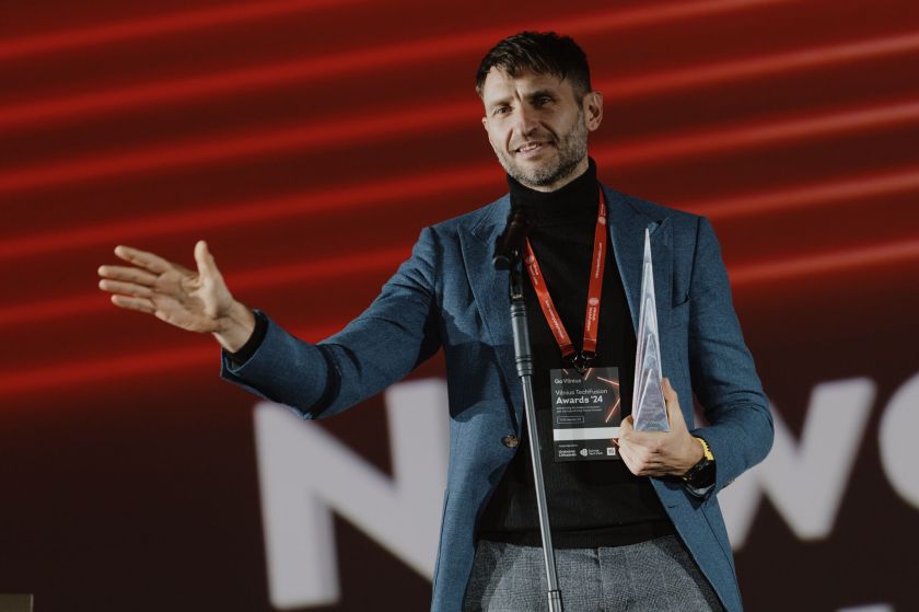 Ryškiausi technologijų lyderiai įvertinti prestižiniais „Vilnius TechFusion Awards 2024“ apdovanojimais