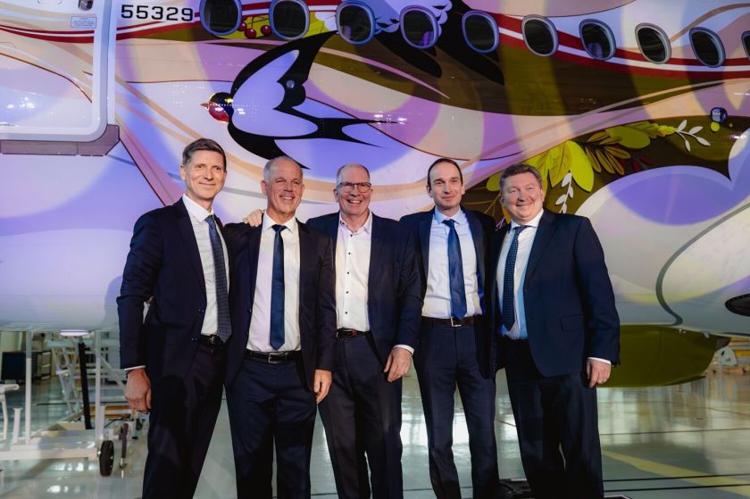 „airBaltic“ Kanadoje pristatė specialų 50-ojo „Airbus A220-300“ orlaivio apipavidalinimą