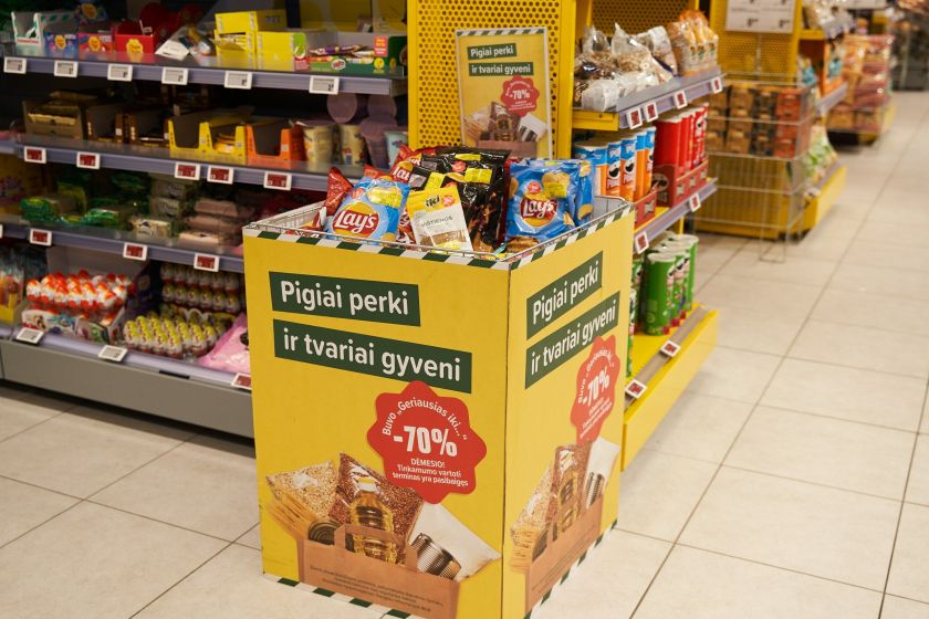 „Iki“ pirmasis iš didžiųjų tinklų jau pradėjo prekiauti tokiais produktais: sieks mažinti maisto švaistymą