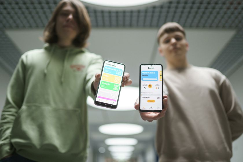 VILNIUS TECH studentų sukurta programėlė padeda ruoštis įveikti valstybinius egzaminus