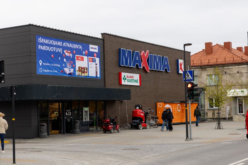 Atsinaujino netrukus 22 veiklos metus minėsianti „Maxima“ Kretingoje