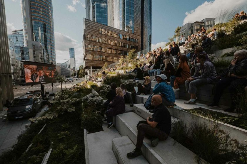Vilniuje – verslo centro „FLOW“ kino vasaros finalas