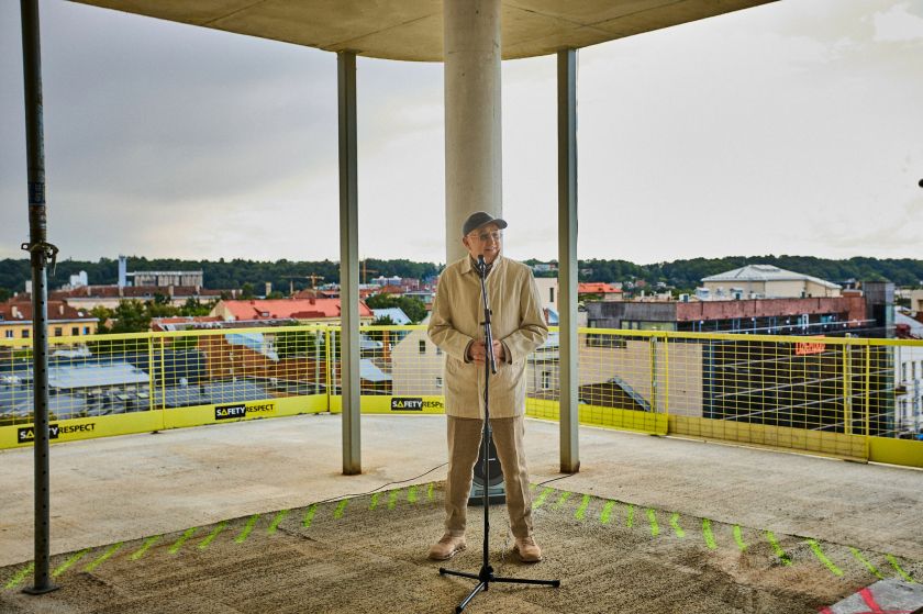 Legendinio Kauno „Merkurijaus“ vietoje baigtas pirmasis daugiafunkcio komplekso statybų etapas