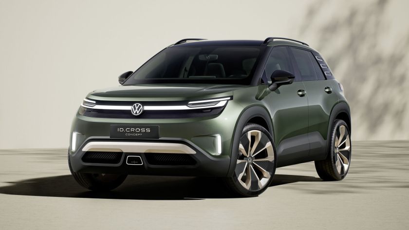 „ID. CROSS Concept“ – „Volkswagen“ pristato elektrinį SUV