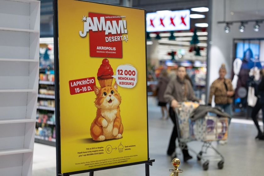 Šalies pirkėjai keliauja į „Akropolius“ – vyksta didžiųjų nuolaidų dienos „Jamam“