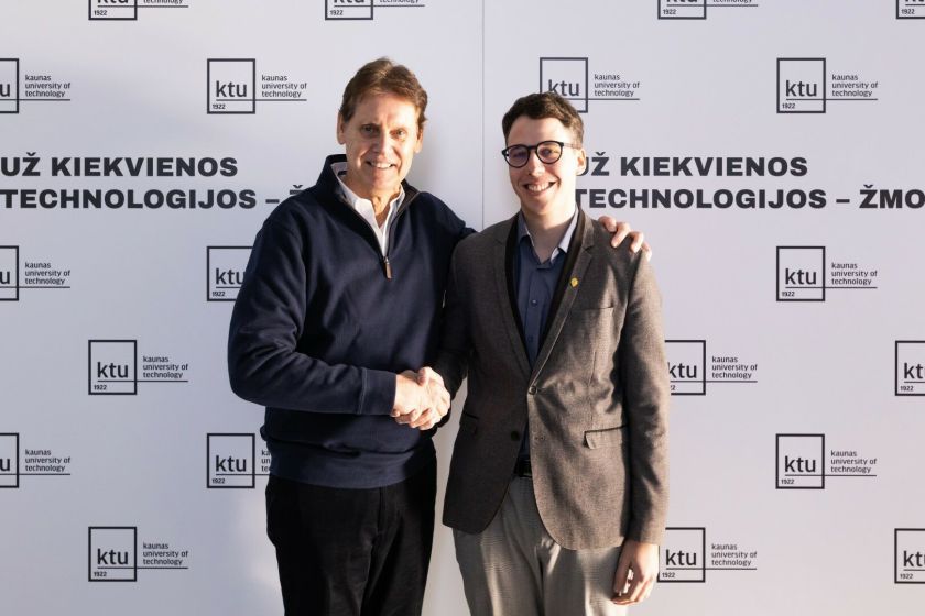 John Kazickas apie 30 metų trunkantį bendradarbiavimą su KTU: šis tęstinumas sukūrė ilgalaikę vertę ne tik studentams, bet ir visai Lietuvai